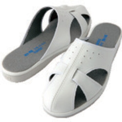 静電スリッパ 白 M