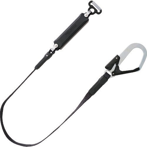 胴ベルト用ランヤード 平ロープ A環L1