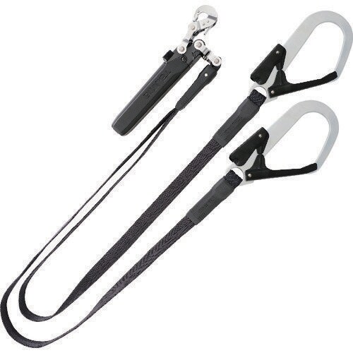 ハーネス用ランヤード 平ロープ ダブルL1