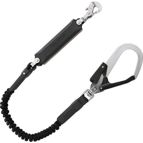 ハーネス用ランヤード 蛇腹 シングルL2