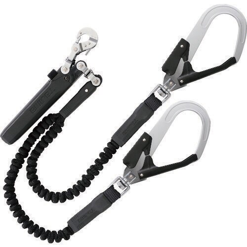 ハーネス用ランヤード 蛇腹 ダブルL2