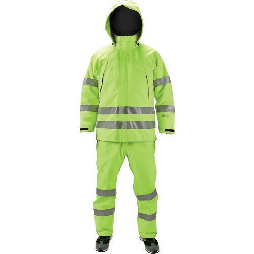 ゴアテックス高視認制電レインパンツ イエロー L