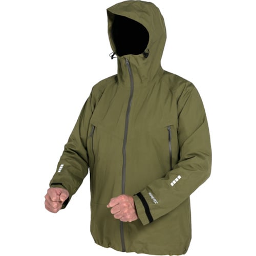 ゴアテックスワークレインウェア カーキ S