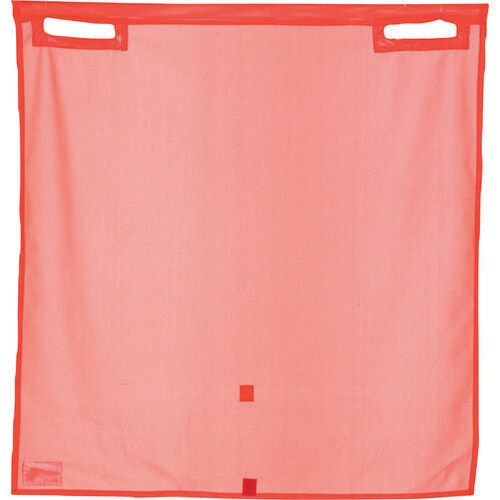 メッシュ旗 蛍光オレンジメッシュ