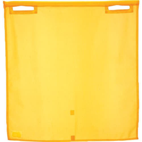 メッシュ旗 蛍光イエローメッシュ