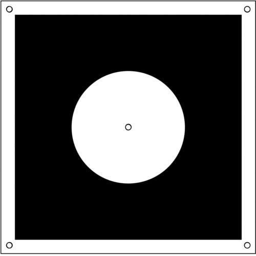 ドローン用対空標識丸型