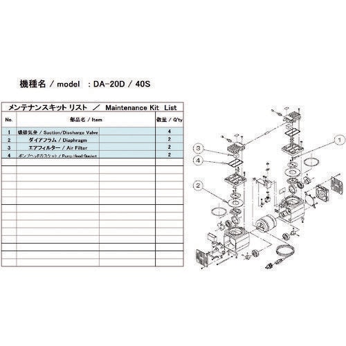 真空ポンプ用パーツ 148−6862