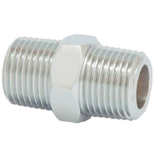 20M6N メッキ付六角ニップル