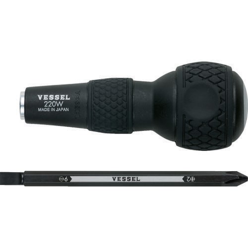 ボールグリップ差替ドライバー 220W62