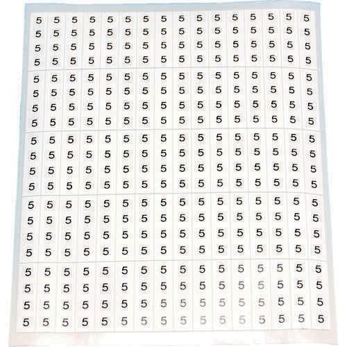 ケーブル用ラベル 「5」 CAL5