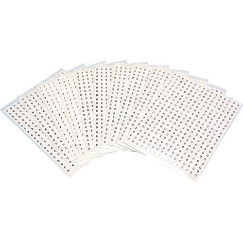 ケーブル用ラベル「6ー0」各2枚入 CAL60