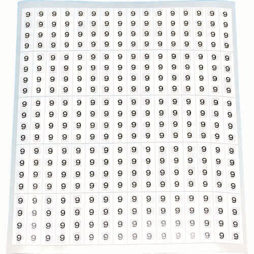 ケーブル用ラベル 「9」 CAL9