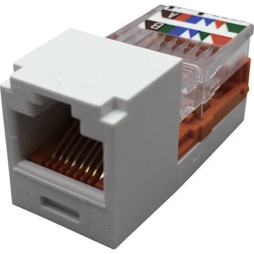 カテゴリ5Eモジュラージャック 白