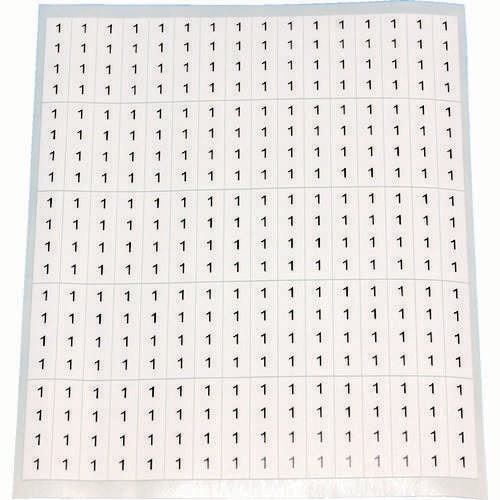 ケーブル用ラベル 「1」 CAL1