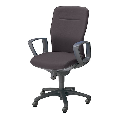 レグノ2 管理職用 肘付 布灰 硬床用