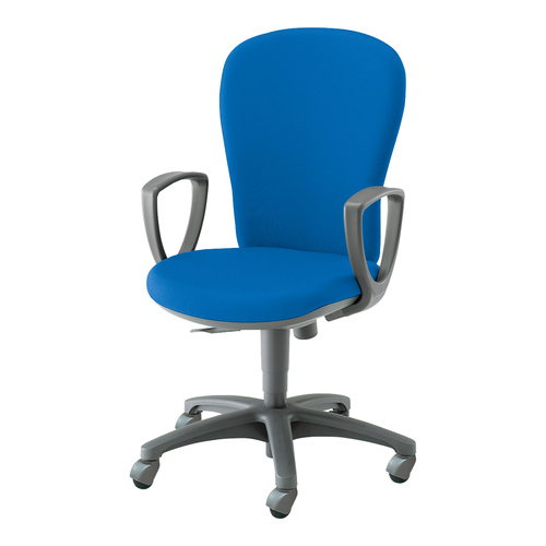 レグノ2 ハイバック 肘付 布青 硬床用