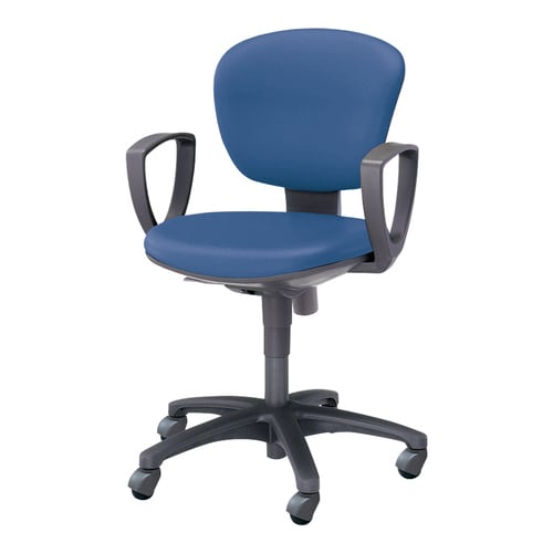 レグノ2 セパレート 肘付 合皮青 硬床用