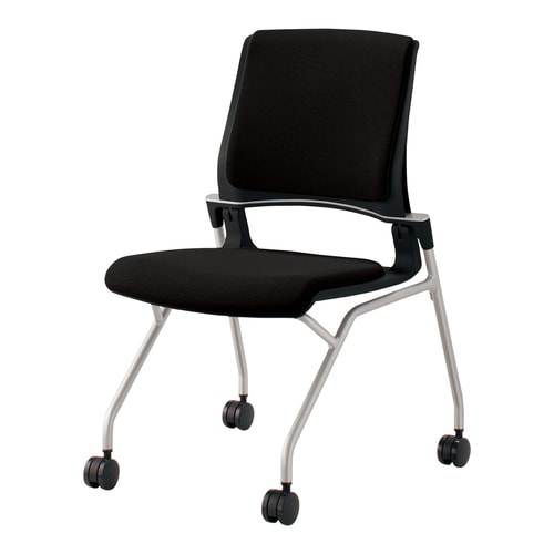 オルディナ 総張り肘無 本体黒 黒硬床用