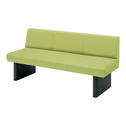 ロビーチェア 60 W1500肘無しグリーン