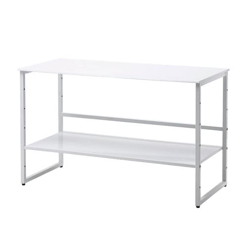 スチール製机上ラック W980・WH