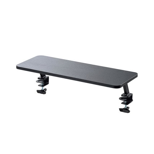 クランプ式机上ラック W650・BK