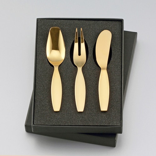 スモール金仕上 3pc.カトラリーセット