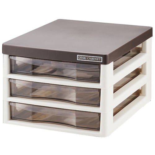 デスクキャビネット 浅3段