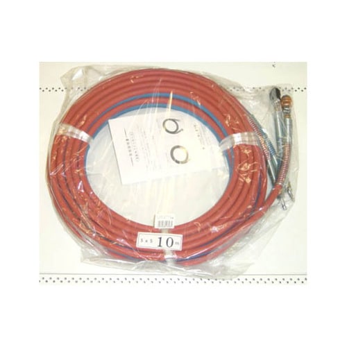 ガス用 ライトホ−ス(カプラ付き) 10m