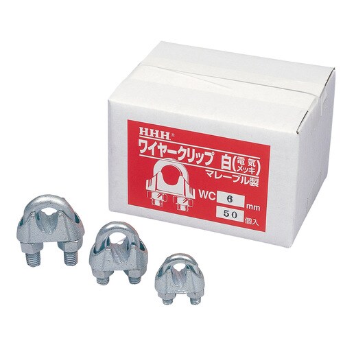 WC16 ワイヤ− クリップ シロ 16 WC16
