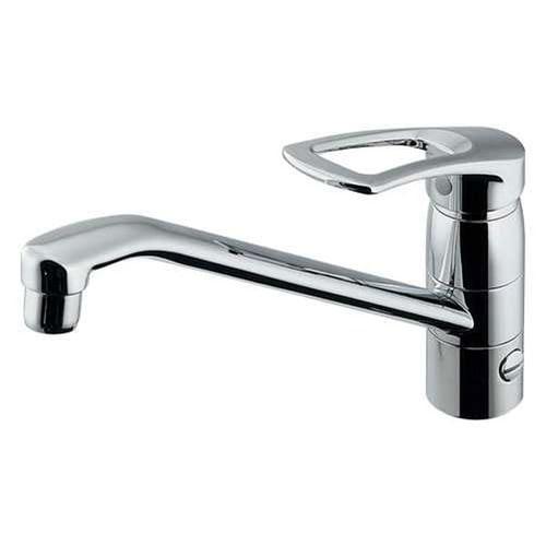 シングルレバー混合栓分水孔付 117−064K