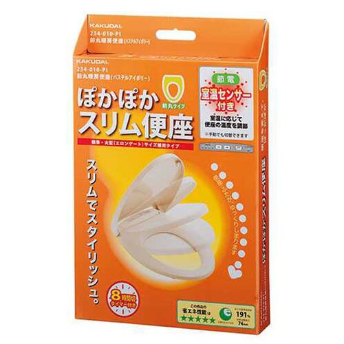 前丸暖房便座/ホワイト 234−010−W