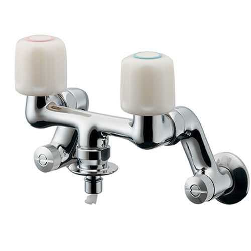 洗濯機用混合栓ストッパー付 127−303