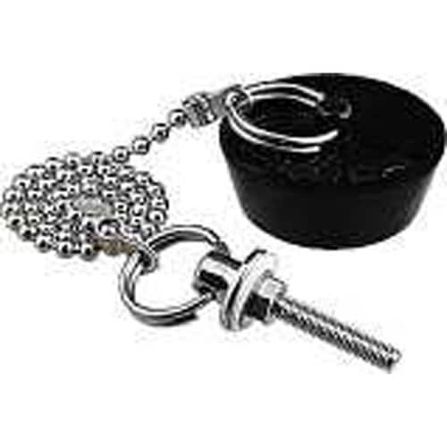 洗面器ゴム栓鎖付/40×34 491−001