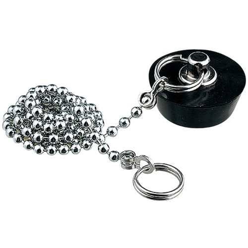 バス用ゴム栓鎖付/37×32 491−114