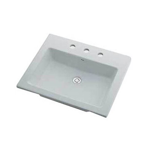 角型洗面器/3ホール 493−009