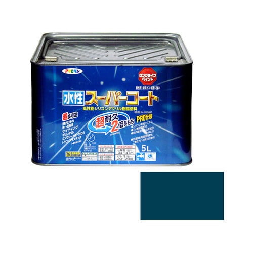 水性スーパーコート 5L (オーシャンブルー)