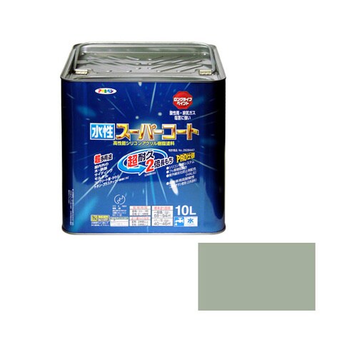 水性スーパーコート 10L (ソフトグレー)