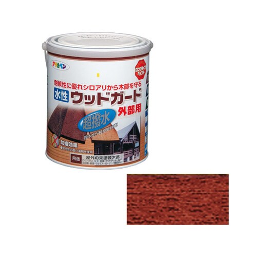 水性ウッドガード外部用 1.6L (マホガニー)