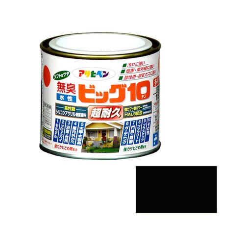 水性ビッグ10多用途 1/5L (黒)