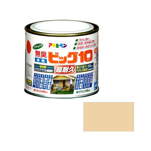 水性ビッグ10多用途 1/5L (ベージュ)