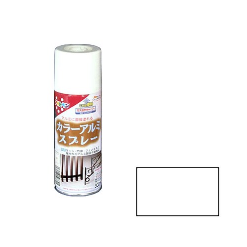 カラーアルミスプレー 300mL (白)