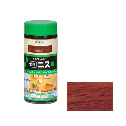 水性ニス 300mL (マホガニー)