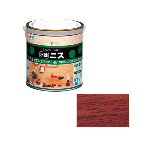 水性ニス 0.7L (マホガニー)