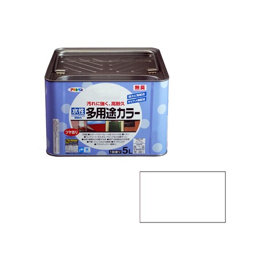 水性多用途カラー 5L (白)