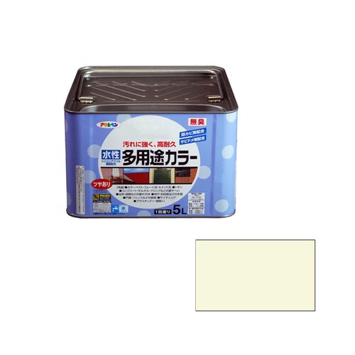 水性多用途カラー 5L (ミルキーホワイト)