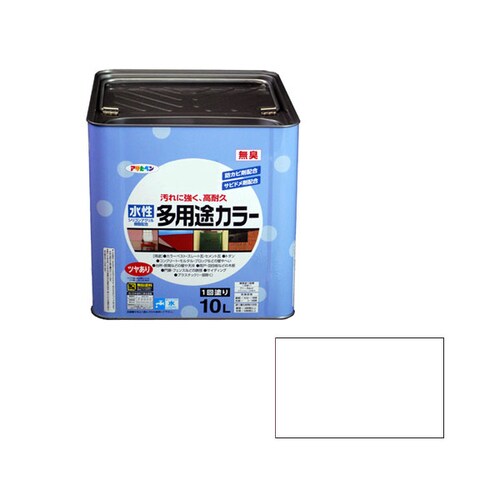 水性多用途カラー 10L (白)