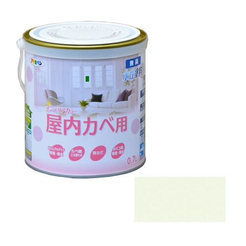 水性インテリアカラー屋内カベ0.7LシャーベットG