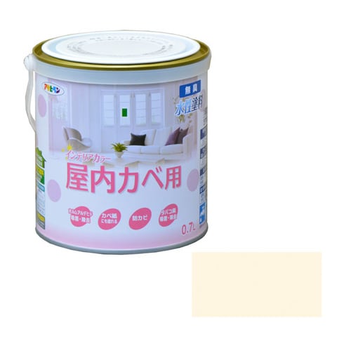 水性インテリアカラー屋内カベ 0.7L Lベージュ