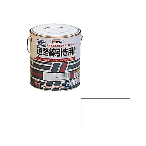 水性道路線引き用塗料 4kg (白)