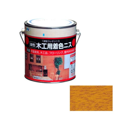 木工用着色ニス 0.7L (ライトオーク)